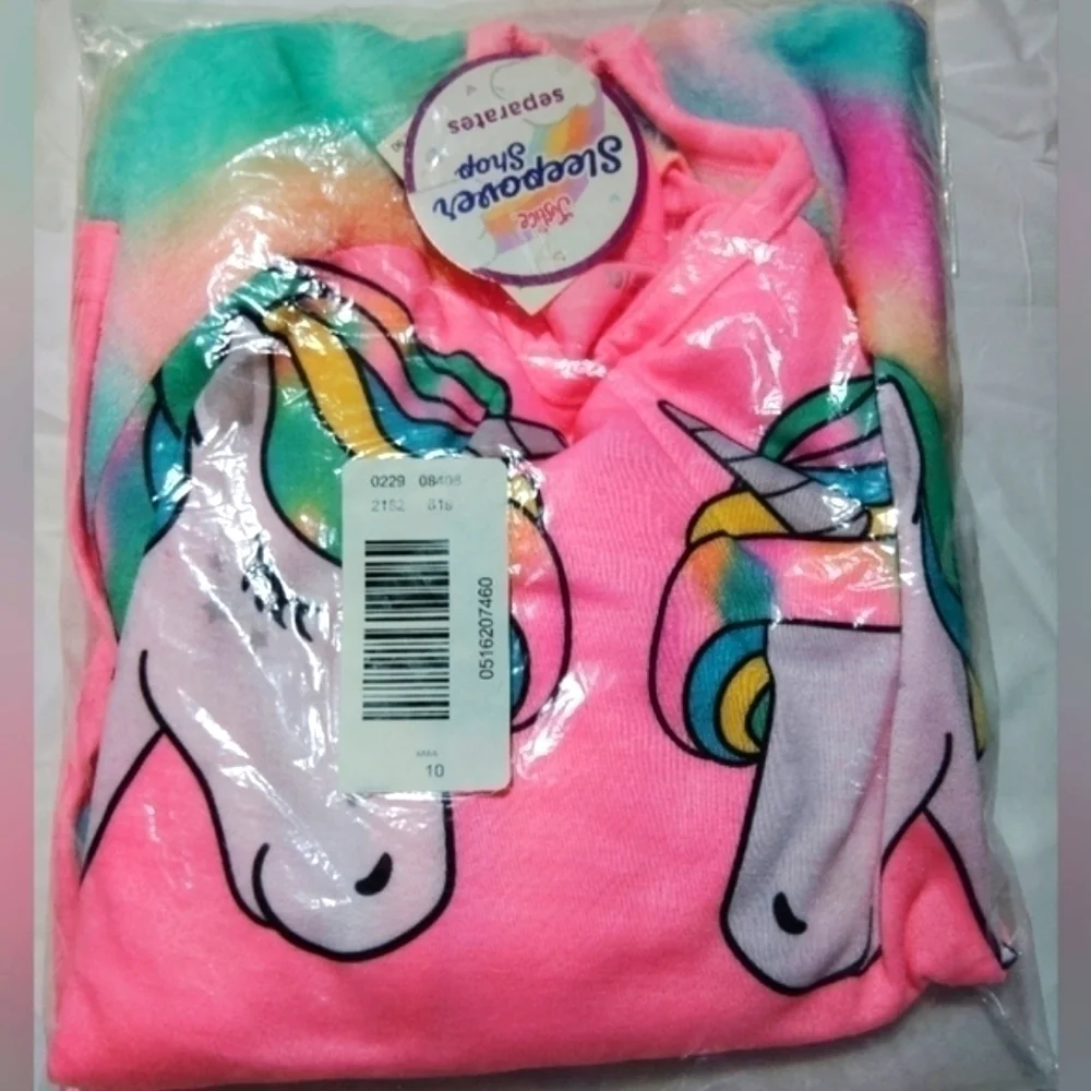 Justice Sleepovers Shop Unicorn Rainbow Pajama Set